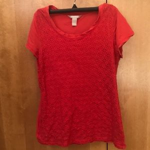 Banana republic lace top
